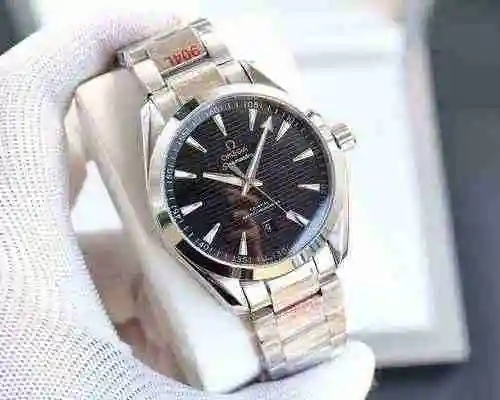 Reloj Omega para hombre combinado con movimiento mecánico original completamente automático Caja de 