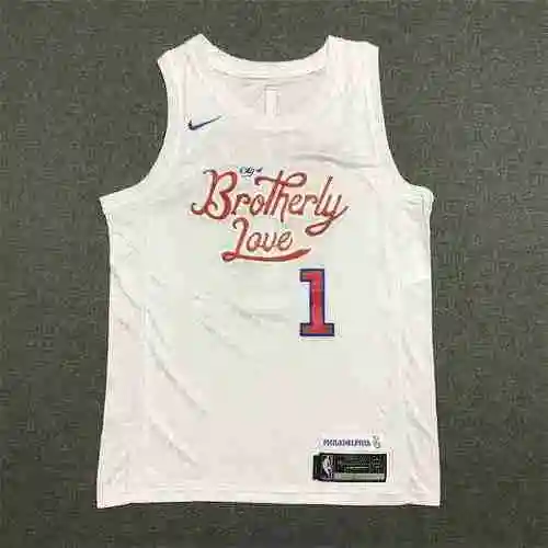 76ers No.1 Harden Season 23 City Edition White