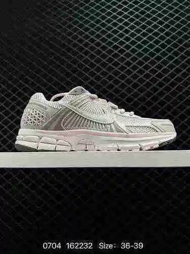 6 Fomero 5ta generación gris rosa NK Zoom Vomero 5 zapatillas clásicas retro de moda combinan un est