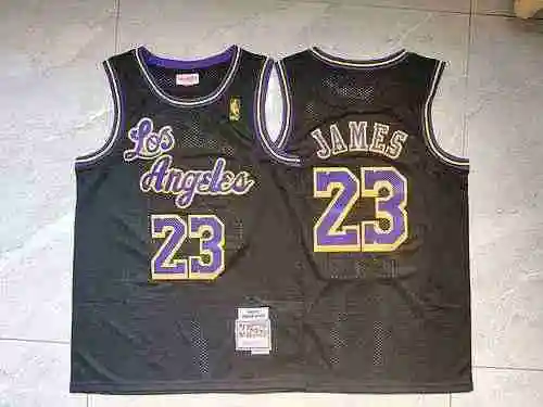 MN Vintage Laker 23 James Los Latin Black