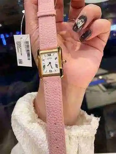 Reloj Cartier Pareja Reloj emparejado con movimiento mecánico original completamente automático Caja