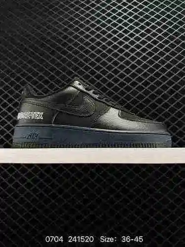 Auténtica zapatilla casual Nike Air Force Low Air Force One de caña baja. El rendimiento de amortigu