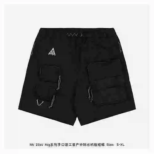 Nk 23ss Acg Series Ropa de trabajo con múltiples bolsillos Pantalones cortos de rendimiento impermea
