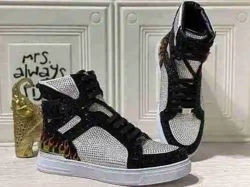 1159320PHILIPHILIPP PLEIN Zapatos altos de nueva moda para hombre 38-44