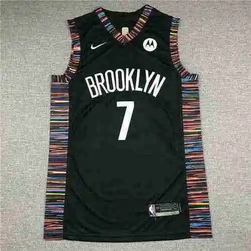Nuevo logotipo de patrocinio de New Nets 7 Durant Black City Edition