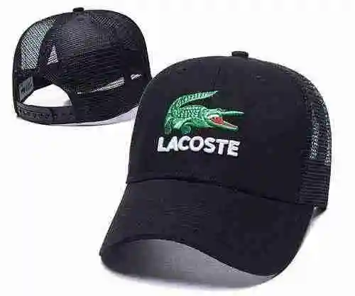 Gorro LACOSTE con lengua de pato y cocodrilo