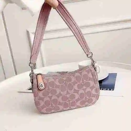Bolsa para las axilas hecha de material de lona vaquera importada, bolsa de regalo para entrega de a