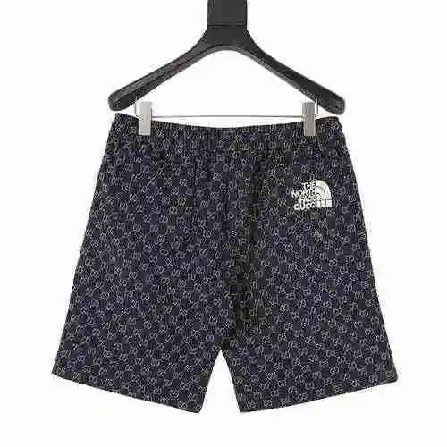 Pantalones cortos de mezclilla jacquard TNF AOP con marca de G Family Co</span>