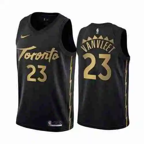 Raptors 23 Fred Vanfrett Temporada 21-22 City Edition Negro