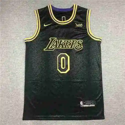 Temporada 21 Número 0 de los Lakers Widow Serpent Black