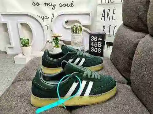 308D men's and women's shoes are made of genuine half size system # with a combination of suede and 