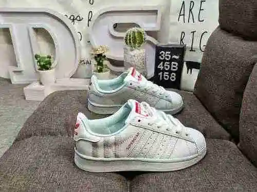158DAdidas Clover Originals Superstar Shell Head Classic Versatile Casual Sports Board Shoes High De