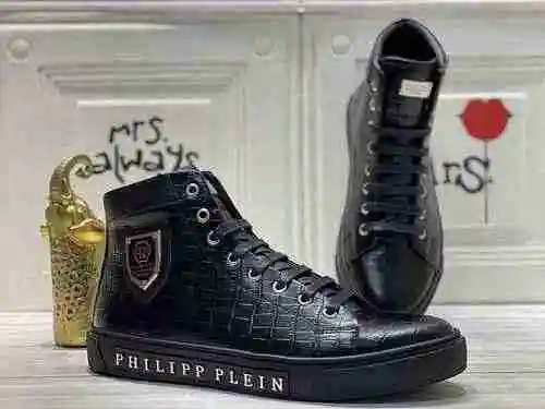 1159240PHILIPHILIPP PLEIN Zapato deportivo de caña alta para hombre, nueva moda, 38-44