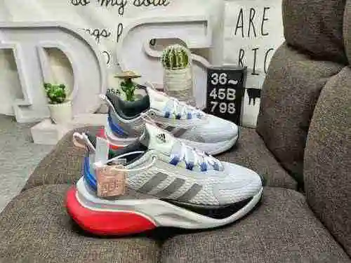 798D Zapatilla para correr con amortiguación de malla Adidas Alphabounce Alpha HP6139 de grado empre