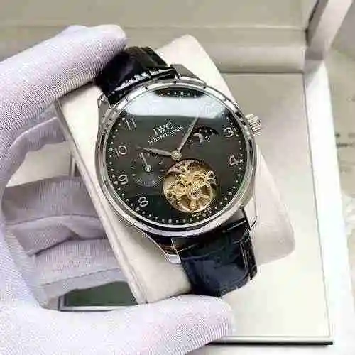 Reloj Wanguo para hombre emparejado con movimiento mecánico original completamente automático Caja d