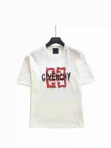 Givenchy Givenchy 2023 Nueva camiseta de manga corta informal con estampado de espuma recomendada