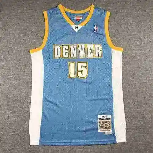 Nuggets 15 Anthony Retro Azul Claro