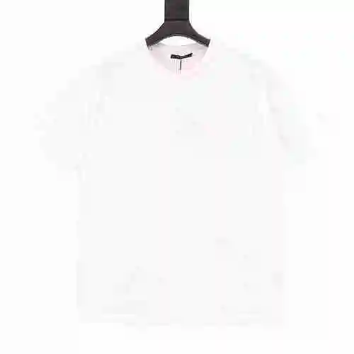 Camiseta de manga corta prensada con concha de perla y letra con logo 1V 23ss