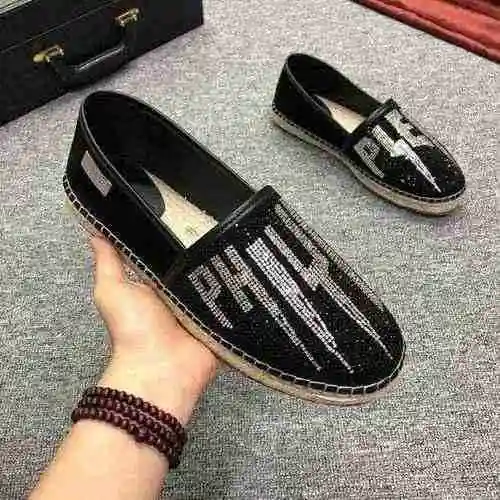 1171260IPHILIPHILIPP PLEIN Zapatos de Pescador de Última Moda para Hombre 38-44