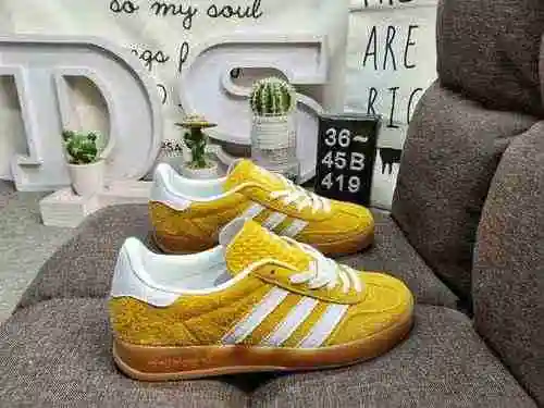 419D grado de la empresa verdadero estándar tamaño medio adlidas origins Gazelle Indoor zapatillas b
