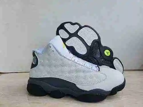 AIR JORDAN13 Jordan Dan 13.a generación Blanco Gris 40-47