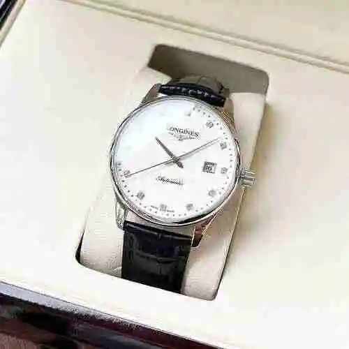 Reloj Longines para hombre combinado con movimiento mecánico original completamente automático Caja 