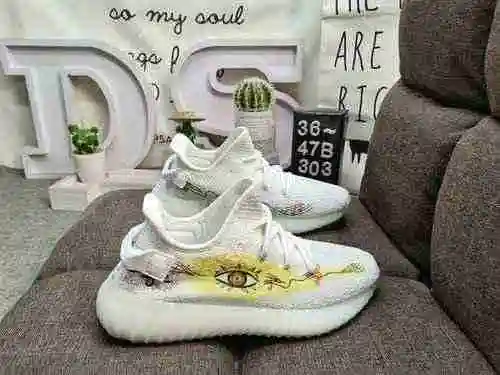 La auténtica serie explosiva 303D a nivel de empresa Adidas Yeezy 350 Boost V2 debutó y expuso todos