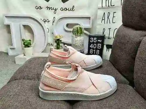 305D818D/Adidas Superstar Slip On W Shell Head Cross Strap High Quality Authentic Company Grade Fash