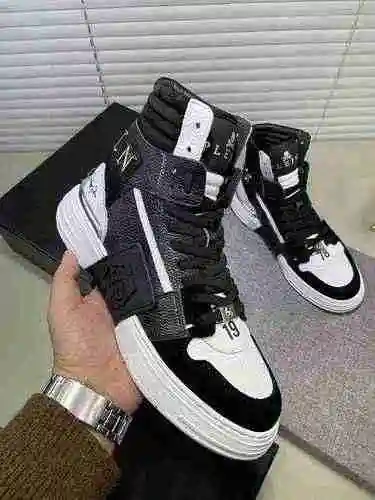 1507430pp Zapatos de hombre de caña alta de última moda 38-44