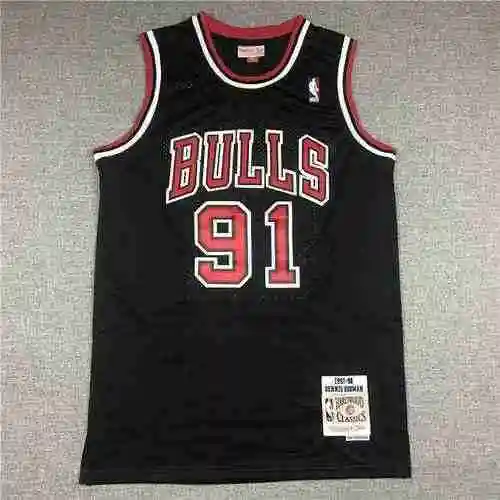 MN Vintage Bull 91 Rodman Negro