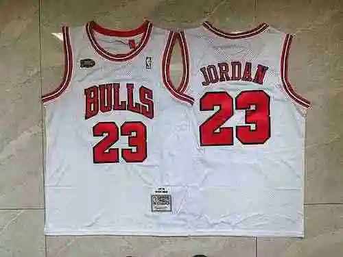 98 Finales Bulls 23 Jordan MN Vintage Camiseta blanca