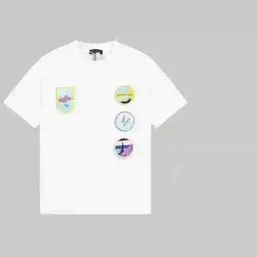 Camiseta de manga corta con estampado delantero y trasero LOUIS VUITTON Show Limited