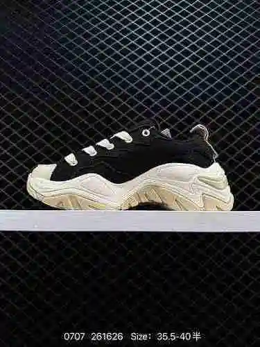 3 Fila Fusion Stack Marca de moda Fila Zapatos para papá con suela gruesa, antideslizantes, informal