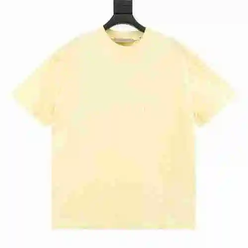 FOG FEAR OF GOD Camiseta con cuello redondo flocado y letras grandes de doble hilera ESSENTIALS 23ss