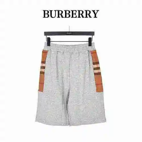 Burberry/Burberry pantalones cortos clásicos con patchwork a cuadros laterales