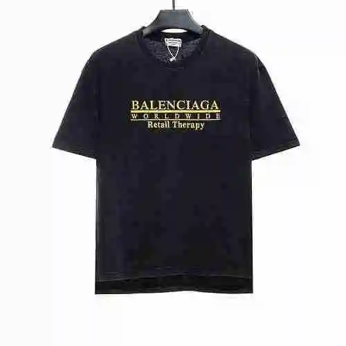 Balenciaga Retail Therapy Print Manga Corta