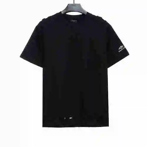 Balenciaga mangas logo M bordado manga corta