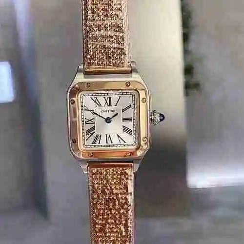 Reloj Cartier Reloj para mujer combinado con movimiento mecánico original completamente automático C