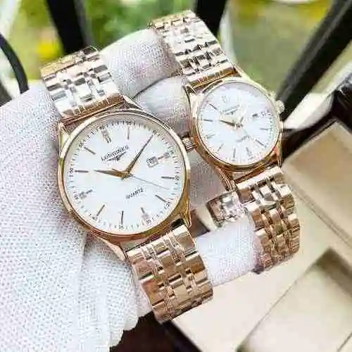 Reloj Longines Reloj para parejas emparejado con movimiento mecánico original completamente automáti