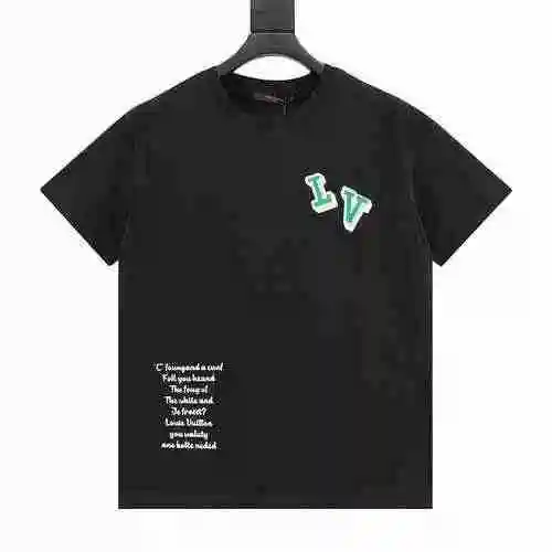 1V 2023 Primavera/Verano Nuevo diseño de logotipo Camiseta de manga corta para pareja