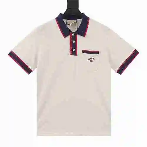 Polo de manga corta con logo bordado y bolsillo de G Family