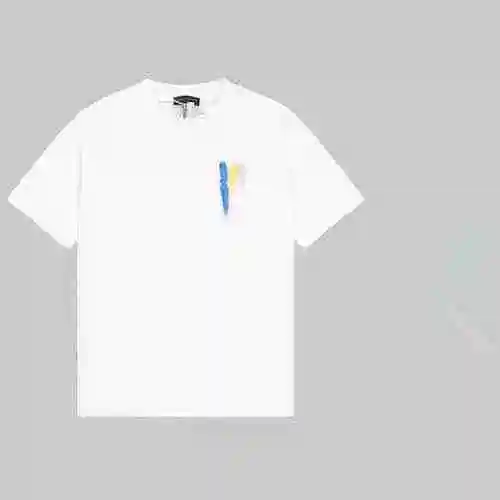 LOUIS VUITTON Show Limited Camiseta de manga corta con estampado de grafiti en la parte delantera y 
