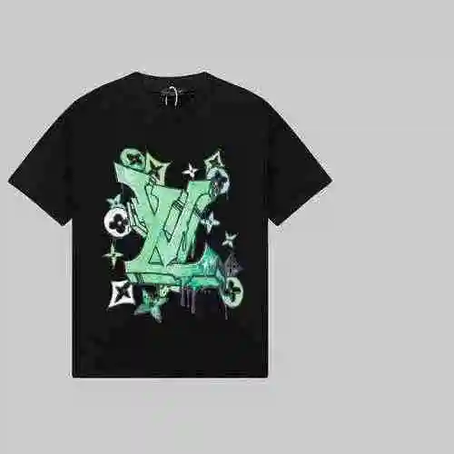 Camiseta de manga corta con estampado delantero y trasero LOUIS VUITTON Show Limited
