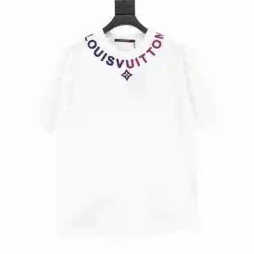 Cuello 1V logo flocado manga corta