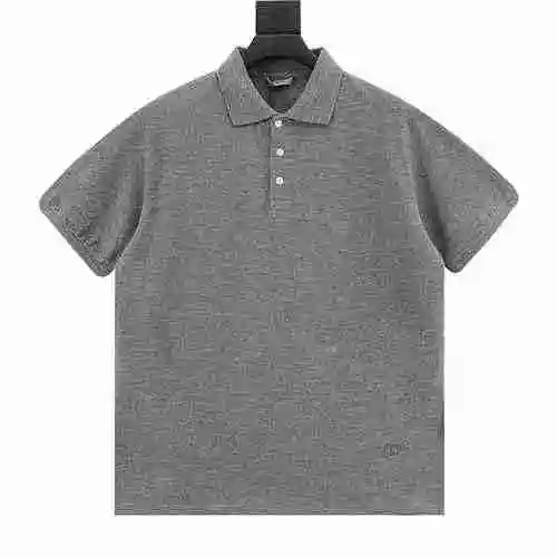 CD 23ss Polo clásico con bordado de CD