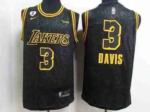 Lakers 3 Davis Love City Serpiente Negro
