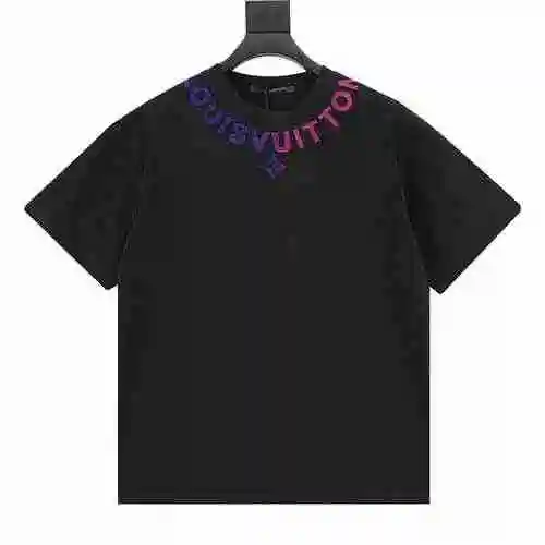 Cuello 1V logo flocado manga corta