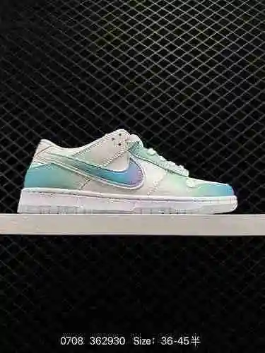 Los 5 zapatos de tabla baja Nike Dunk Low Nike SB de corte bajo azul blanco degradado antideslizante