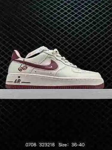 9 Cereza Día de San Valentín Nike Air Force Low" Valentine&# x27; S Day" Valentine's D