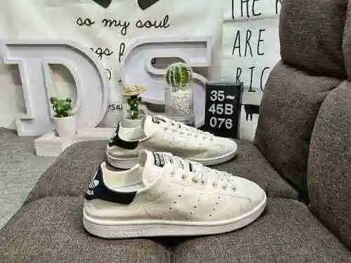 076D company level co branded Adidas Stan Smith Leather Smith/SMS Balenciaga Co-branding classic men